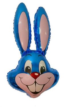 Balloon Rabbit blue 87,5 cm