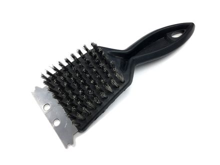 Wire brush with plastic handle
