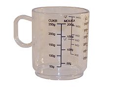 Measuring cup plastic 250 ml