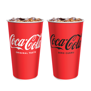Cup 1000 ml Coca Cola 25 pcs