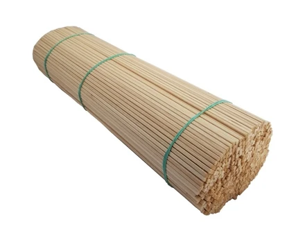 Sticks square 40 cm × 4 mm wooden