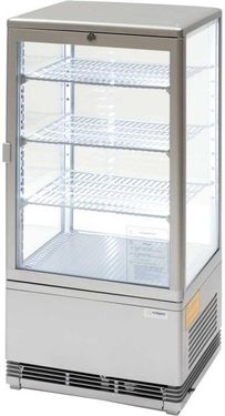 Display case for cooling cakes SILVER